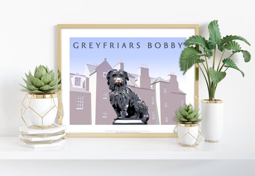Greyfriars Bobby By Artist Richard O'Neill - Art Print