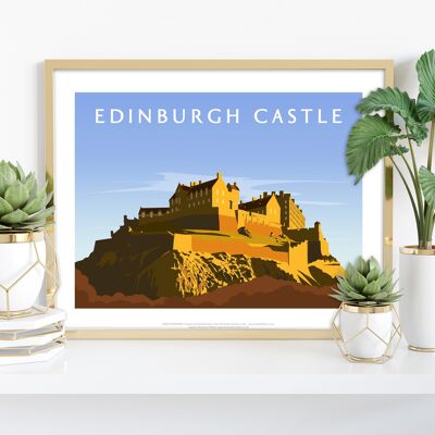 Edinburgh Castle By Artist Richard O'Neill - Art Print