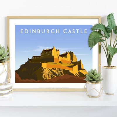 Edinburgh Castle By Artist Richard O'Neill - Art Print