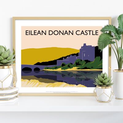 Eilean Donan Castle By Artist Richard O'Neill - Art Print