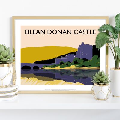 Castillo de Eilean Donan por el artista Richard O'Neill - Lámina artística