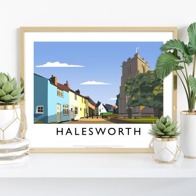 Halesworth por el artista Richard O'Neill - Impresión de arte premium