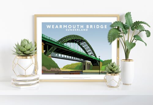 Wearmouth Bridge, Sunderland By Richard O'Neill Art Print