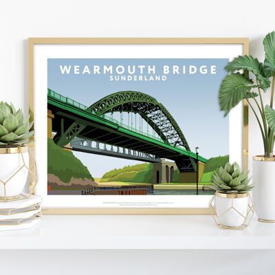 Wearmouth Bridge, Sunderland di Richard O'Neill Art Print