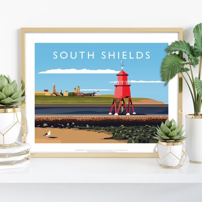 South Shields dell'artista Richard O'Neill - Stampa d'arte premium