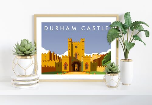 Durham Castle By Artist Richard O'Neill - Premium Art Print