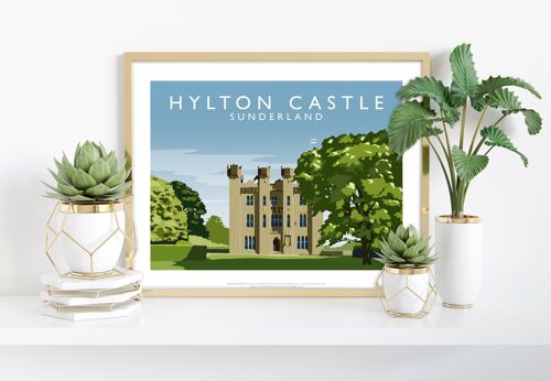 Hylton Castle Sunderland By Artist Richard O'Neill Art Print