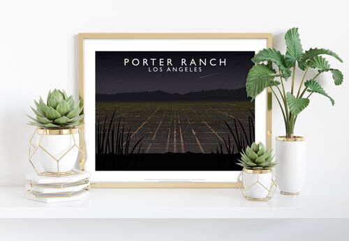 Porter Ranch, Los Angeles - Artist Richard O'Neill Art Print