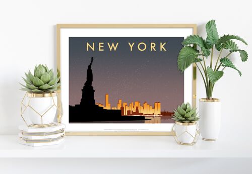 New York By Artist Richard O'Neill - Premium Art Print