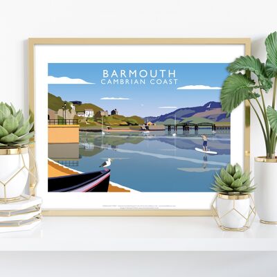 Barmouth, costa del Cambriano dell'artista Richard O'Neill Art Print