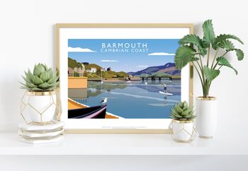 Barmouth, Cambrian Coast par l'artiste Richard O'Neill Impression artistique