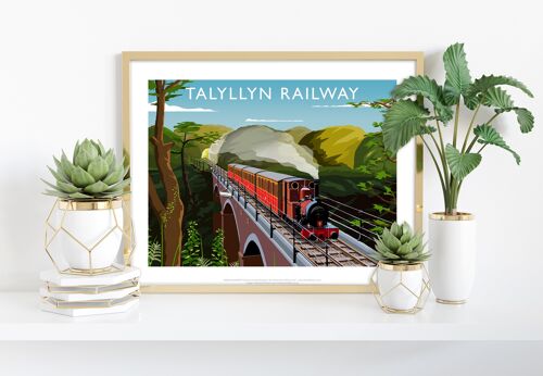 Talyllyn Railway By Artist Richard O'Neill - Art Print