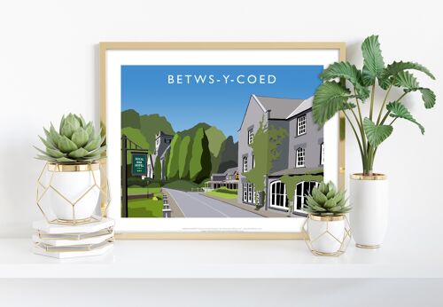 Betws-Y-Coed By Artist Richard O'Neill - Premium Art Print