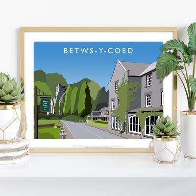 Betws-Y-Coed By Artist Richard O'Neill - Premium Art Print