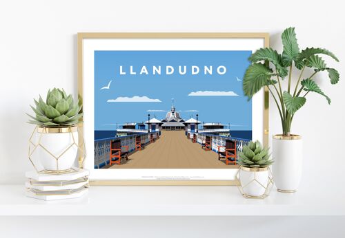 Llandudno By Artist Richard O'Neill - Premium Art Print