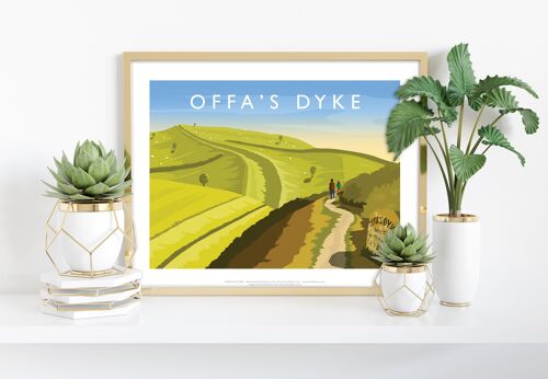 Offa's Dyke, Severn Estuary - 11X14” Premium Art Print