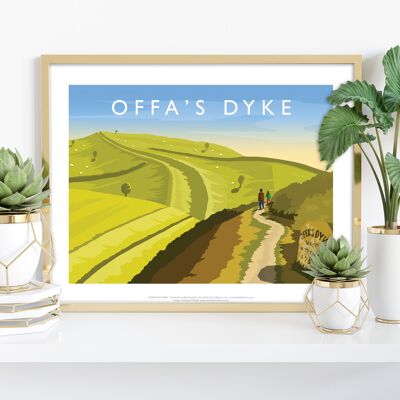 Offa's Dyke, Severn Estuary - Impresión de arte premium de 11X14"