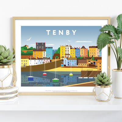 Tenby – Premium-Kunstdruck im Format 11 x 14 Zoll
