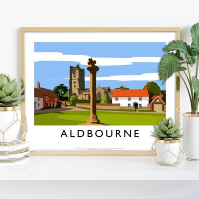 Aldbourne por el artista Richard O'Neill - Impresión de arte premium