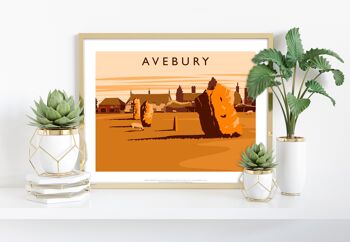 Avebury par l'artiste Richard O'Neill - 11X14" Premium Art Print