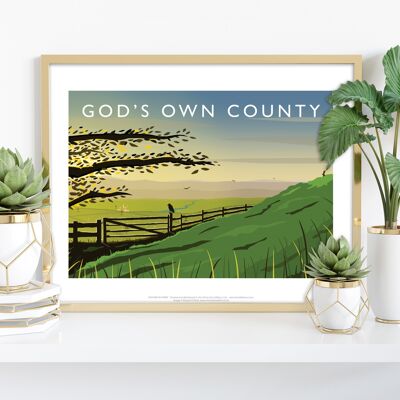 God's Own County par l'artiste Richard O'Neill - Impression artistique