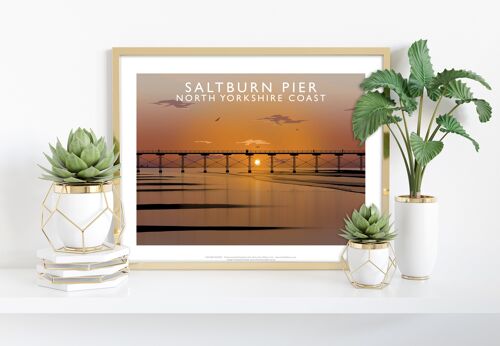 Saltburn Pier, North Yorkshire - Richard O'Neill Art Print