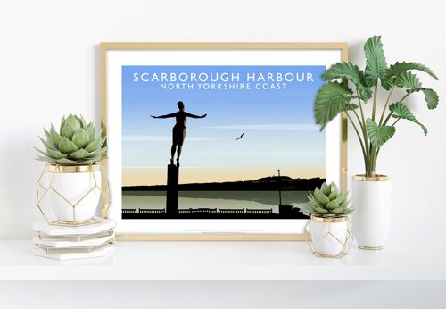 Scarborough Harbour, North Yorkshire - Art Print