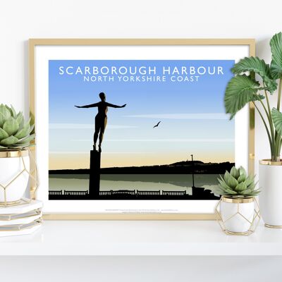 Puerto de Scarborough, Yorkshire del Norte - Lámina artística