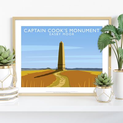 Captain Cook's Monument, Easby Moor - Art Print