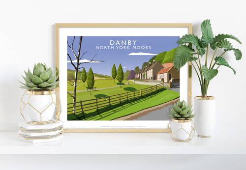 Danby, North York Moors By Artist Richard O'Neill Art Print