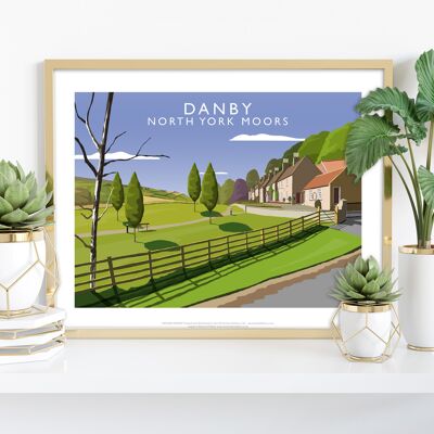 Danby, North York Moors By Artist Richard O'Neill Art Print