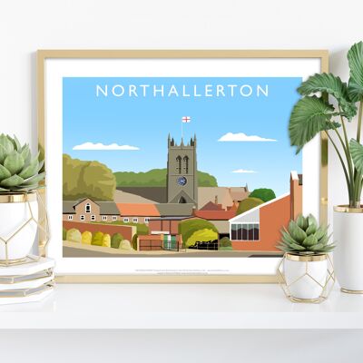 Northallerton dell'artista Richard O'Neill - Stampa d'arte premium