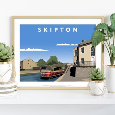 Skipton vom Künstler Richard O'Neill – Premium-Kunstdruck, 27,9 x 35,6 cm
