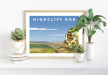 Highcliff Nab par l'artiste Richard O'Neill - Impression d'art premium