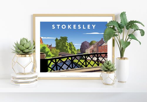 Stokesley By Artist Richard O'Neill - Premium Art Print