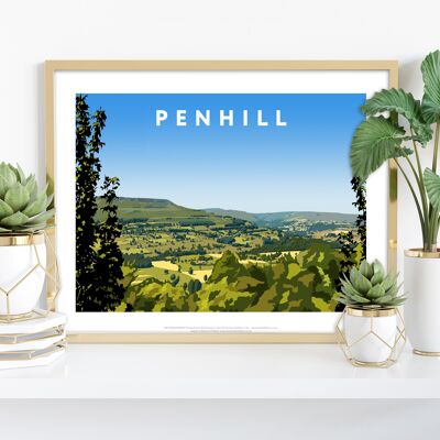 Penhill dell'artista Richard O'Neill - Stampa artistica premium 11 x 14".