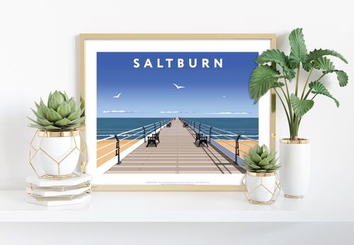 Saltburn By Artist Richard O'Neill - Premium Art Print