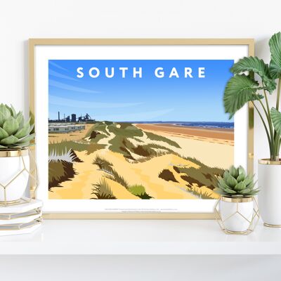 South Gare por el artista Richard O'Neill - Impresión de arte premium