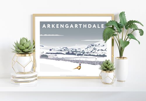 Arkengarthdale In The Snow - Richard O'Neill Art Print