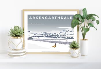 Arkengarthdale dans la neige - Richard O'Neill Impression artistique