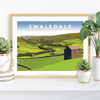 Swaledale By Artist Richard O'Neill - Premium Art Print