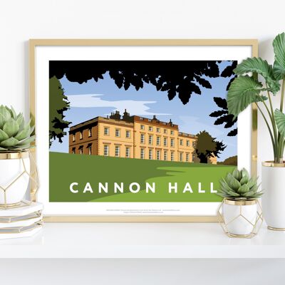 Cannon Hall von Künstler Richard O'Neill – Premium-Kunstdruck