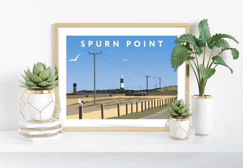 Spurn Point By Artist Richard O'Neill - Premium Art Print