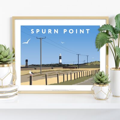 Spurn Point By Artist Richard O'Neill - Premium Art Print