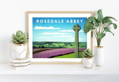 Rosedale Abbey By Artist Richard O'Neill - 11X14” Art Print