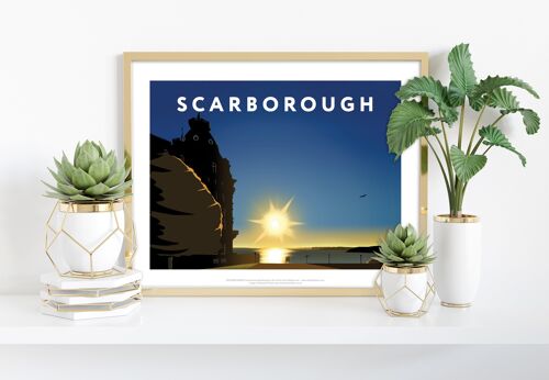 Scarborough, Sunrise Grand Hotel - Richard O'Neill Art Print