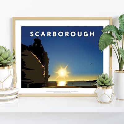 Scarborough, Sunrise Grand Hotel - Richard O'Neill Art Print