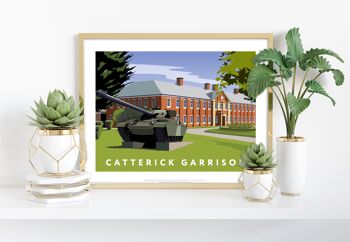 Catterick Garrison par l'artiste Richard O'Neill - Impression artistique