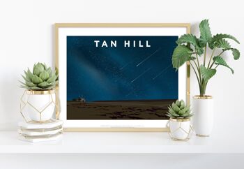 Tan Hill, nuit par l'artiste Richard O'Neill - Impression artistique