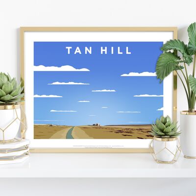 Tan Hill von Künstler Richard O'Neill – Premium-Kunstdruck
